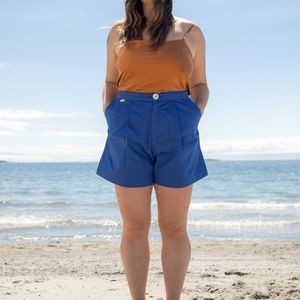 Seek Shelter Safari Shorts in Blueberry